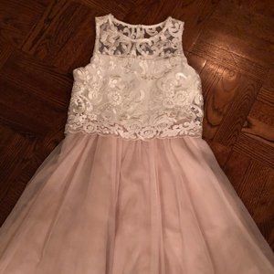 Rare Editions Girls Lace Dress